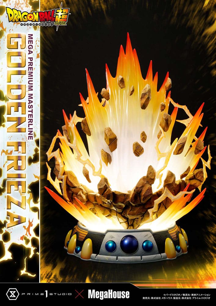 Dragon Ball Super statuette Mega Premium Masterline 1/4 Golden Frieza 61 cm