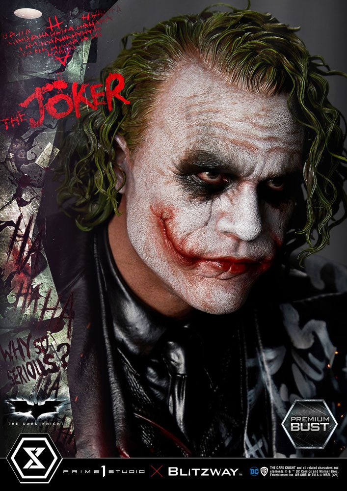 The Dark Knight : Buste Premium The Joker 26 cm