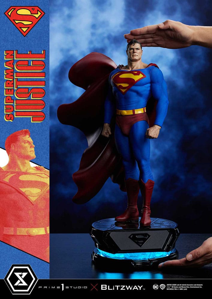 Statuette DC Comics Premium Masterline Series 1/4 Superman Justice Comics 57 cm