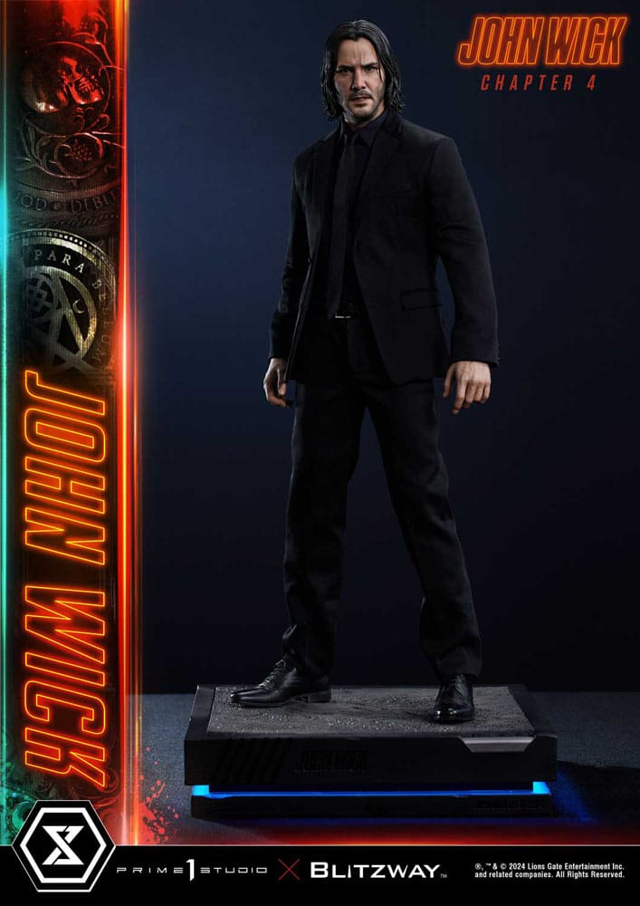 John Wick Chapter 4 statuette Ultimate Premium Masterline Series 1/4 Deluxe Version 54 cm