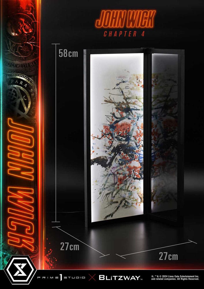 John Wick Chapter 4 statuette Ultimate Premium Masterline Series 1/4 Deluxe Version 54 cm