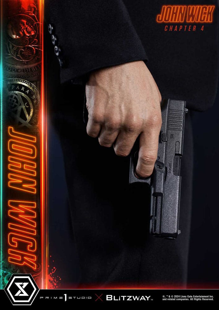 John Wick Chapter 4 statuette Ultimate Premium Masterline Series 1/4 Deluxe Version 54 cm