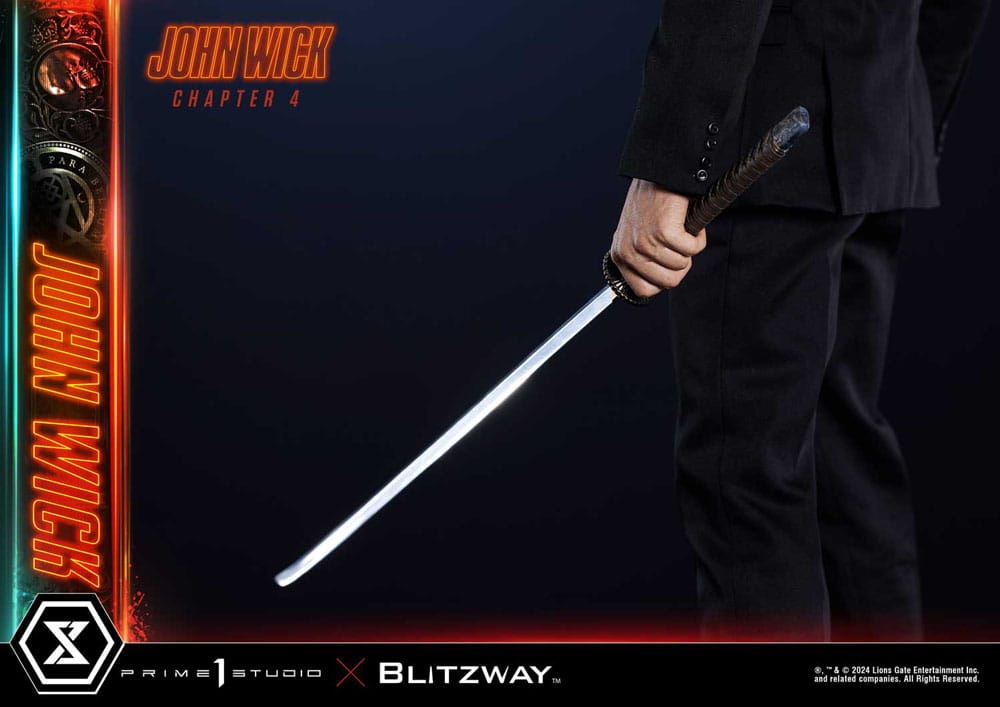 John Wick Chapter 4 statuette Ultimate Premium Masterline Series 1/4 Deluxe Version 54 cm