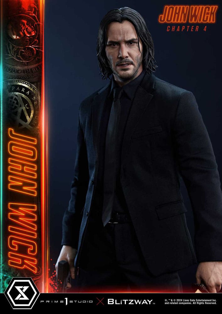 John Wick Chapter 4 statuette Ultimate Premium Masterline Series 1/4 Deluxe Version 54 cm