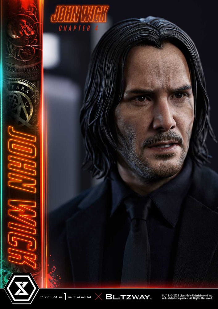 John Wick Chapter 4 statuette Ultimate Premium Masterline Series 1/4 Deluxe Version 54 cm