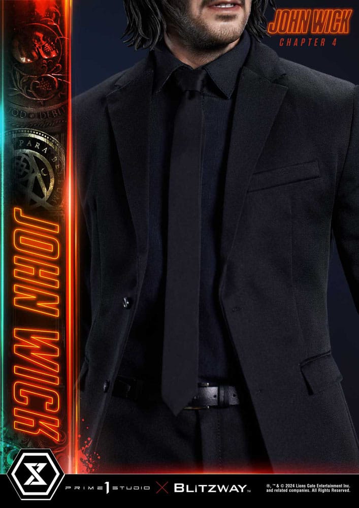 John Wick Chapter 4 statuette Ultimate Premium Masterline Series 1/4 Deluxe Version 54 cm