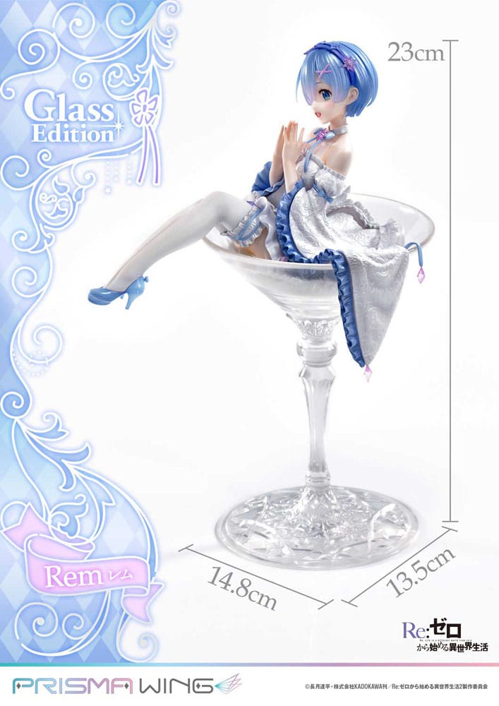 Re:Zero - Starting Life in Another World statuette PVC 1/7 Prisma Wing Rem Glass Edition 23 cm
