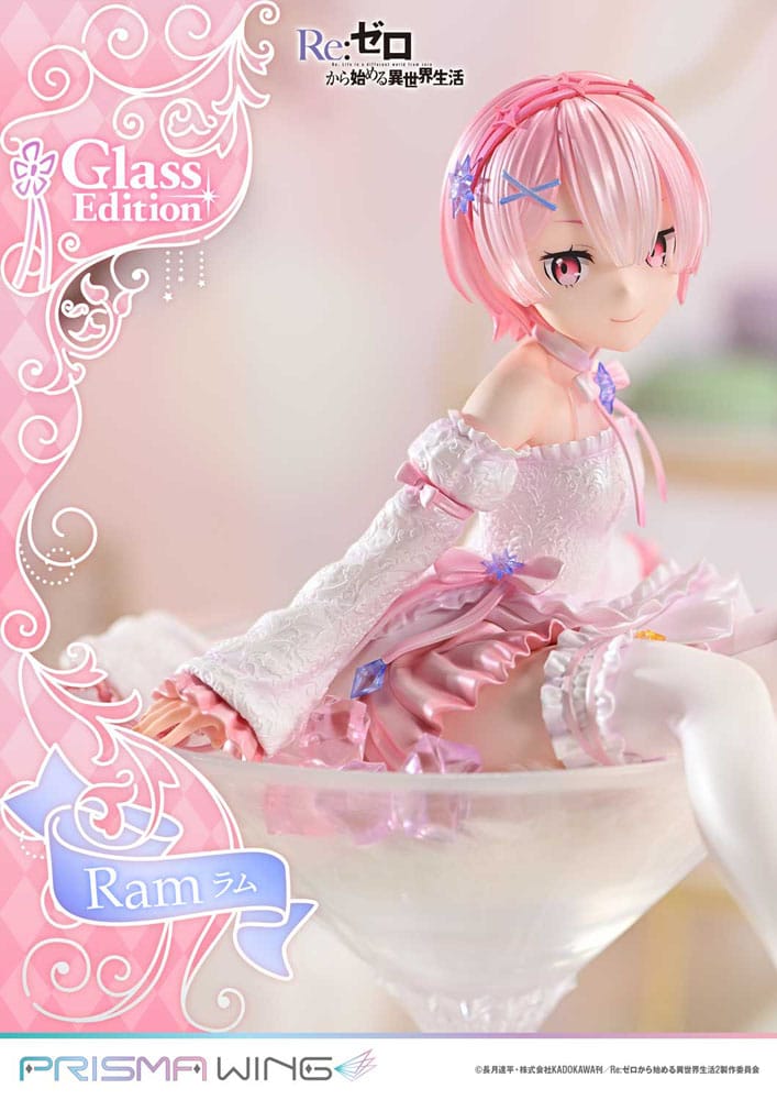 Re:ZERO Starting Life in Another World statuette PVC 1/7 Prisma Wing Ram Glass Edition 24 cm