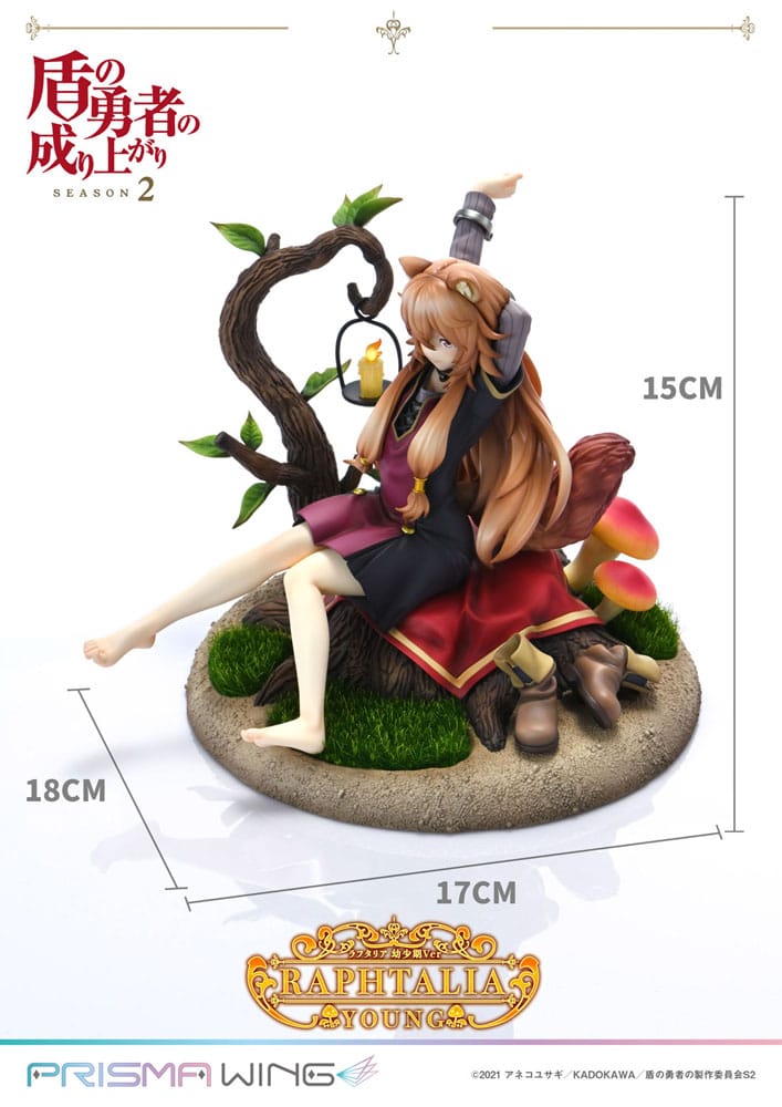 The Rising of the shield Hero Season 2 statuette PVC 1/7 Prisma Wing Raphtalia Young Version 15 cm