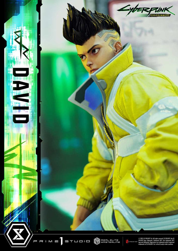Cyberpunk : Statuette Edgerunners Real Elite Masterline Series 1/4 David 58 cm