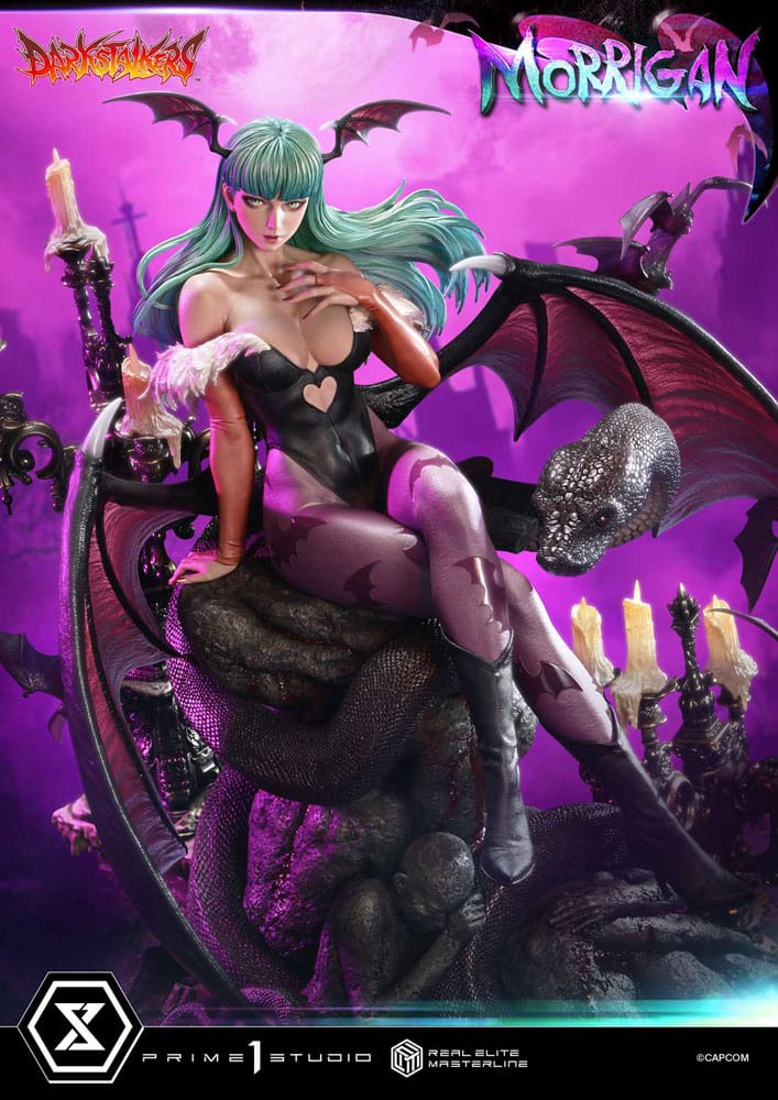 Statuette Darkstalkers Real Elite Masterline Series 1/4 Morrigan 55 cm