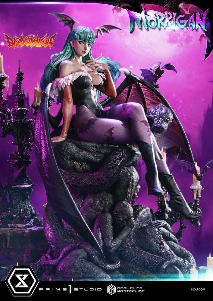 Statuette Darkstalkers Real Elite Masterline Series 1/4 Morrigan 55 cm