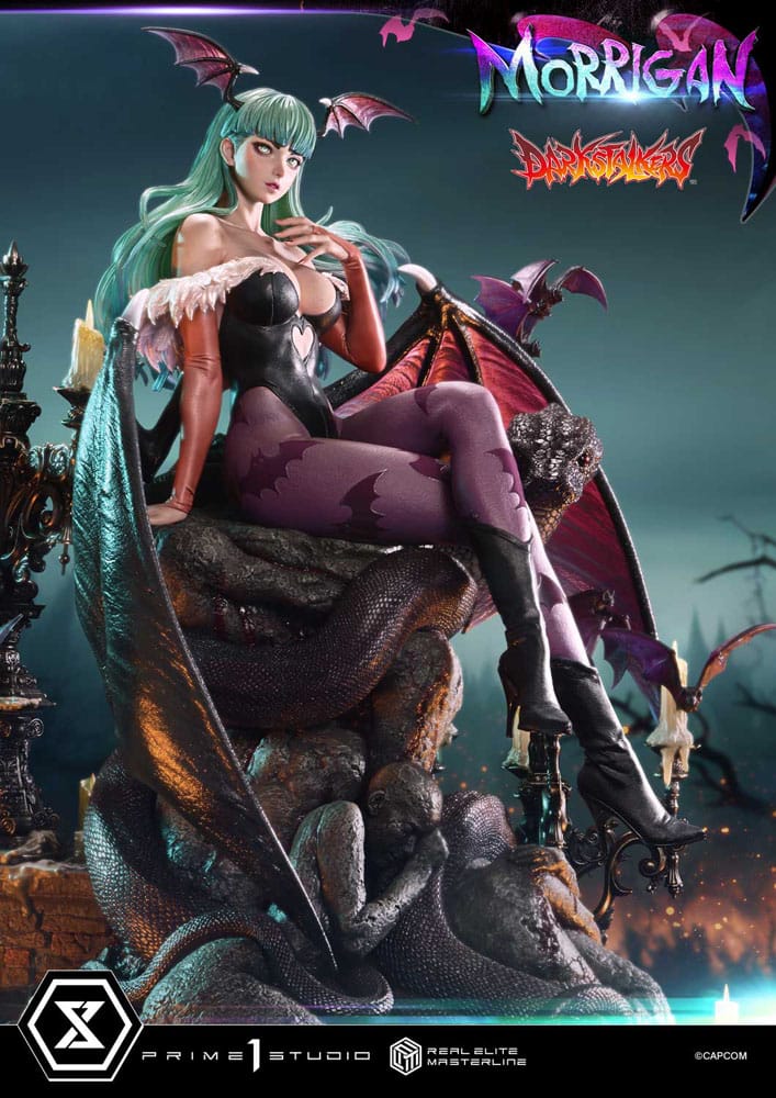 Statuette Darkstalkers Real Elite Masterline Series 1/4 Morrigan 55 cm