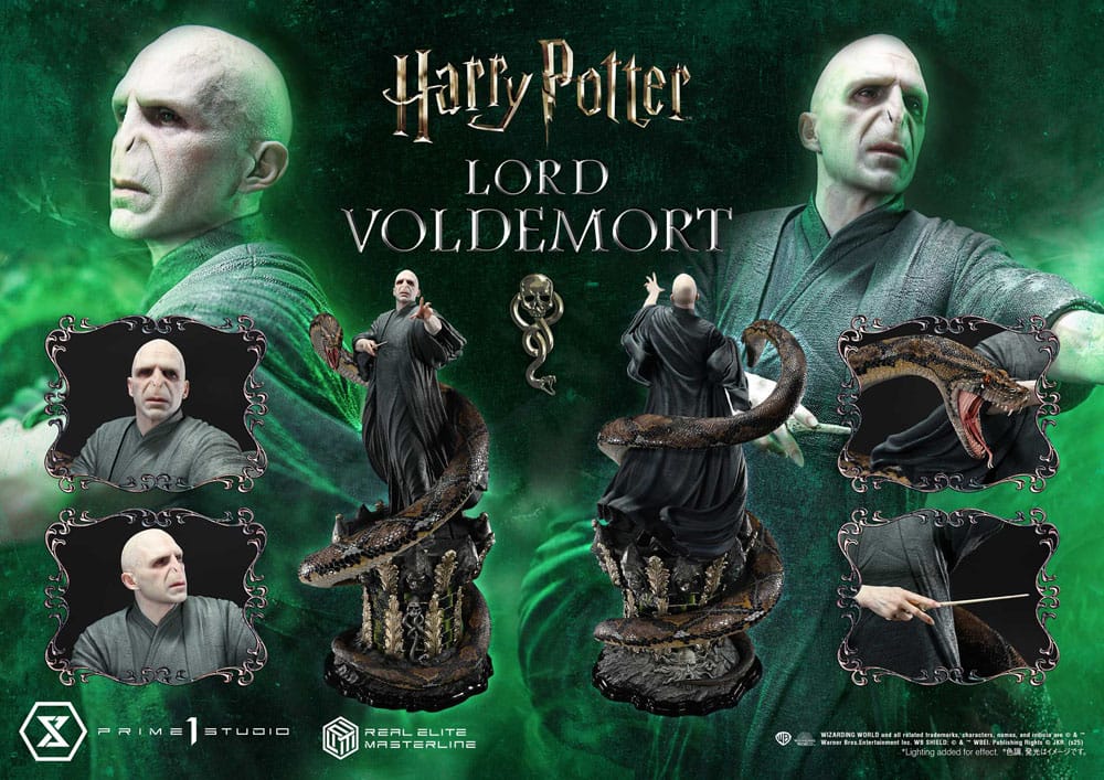 Harry Potter statuette Real Elite Masterline Series 1/4 Lord Voldemort Bonus Version 83 cm