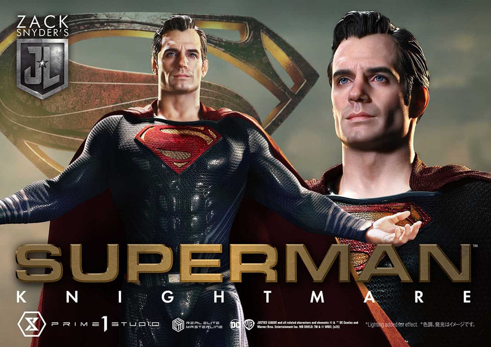 Statuette Justice League de Zack Snyder Real Elite Masterline Series 1/3 Superman Knightmare Color Edition 95 cm