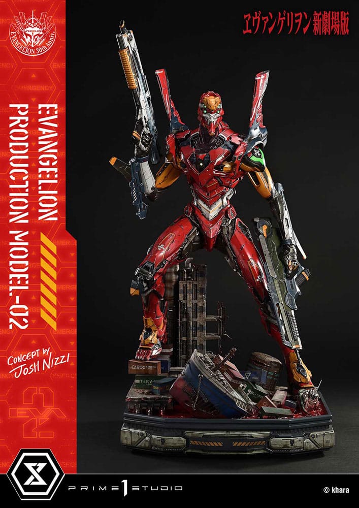 Reconstruction de la statuette Evangelion Ultimate Diorama Masterline Series Evangelion Production Model-02 (Concept par Josh Nizzi) 73 cm