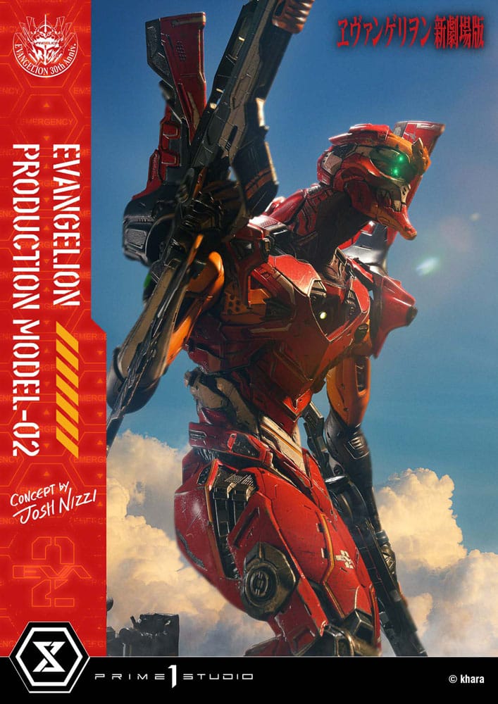 Reconstruction de la statuette Evangelion Ultimate Diorama Masterline Series Evangelion Production Model-02 (Concept par Josh Nizzi) 73 cm