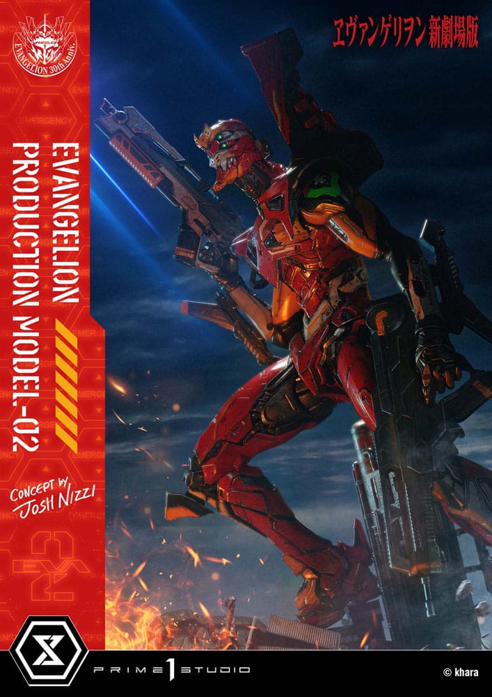 Reconstruction de la statuette Evangelion Ultimate Diorama Masterline Series Evangelion Production Model-02 (Concept par Josh Nizzi) 73 cm