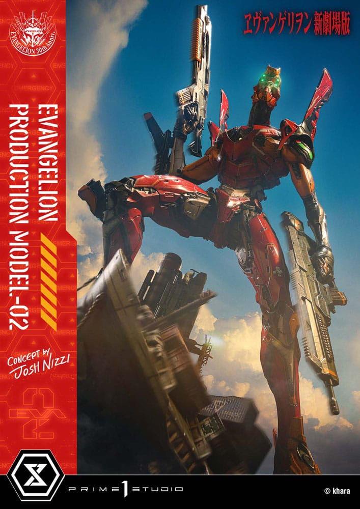 Reconstruction de la statuette Evangelion Ultimate Diorama Masterline Series Evangelion Production Model-02 (Concept par Josh Nizzi) 73 cm