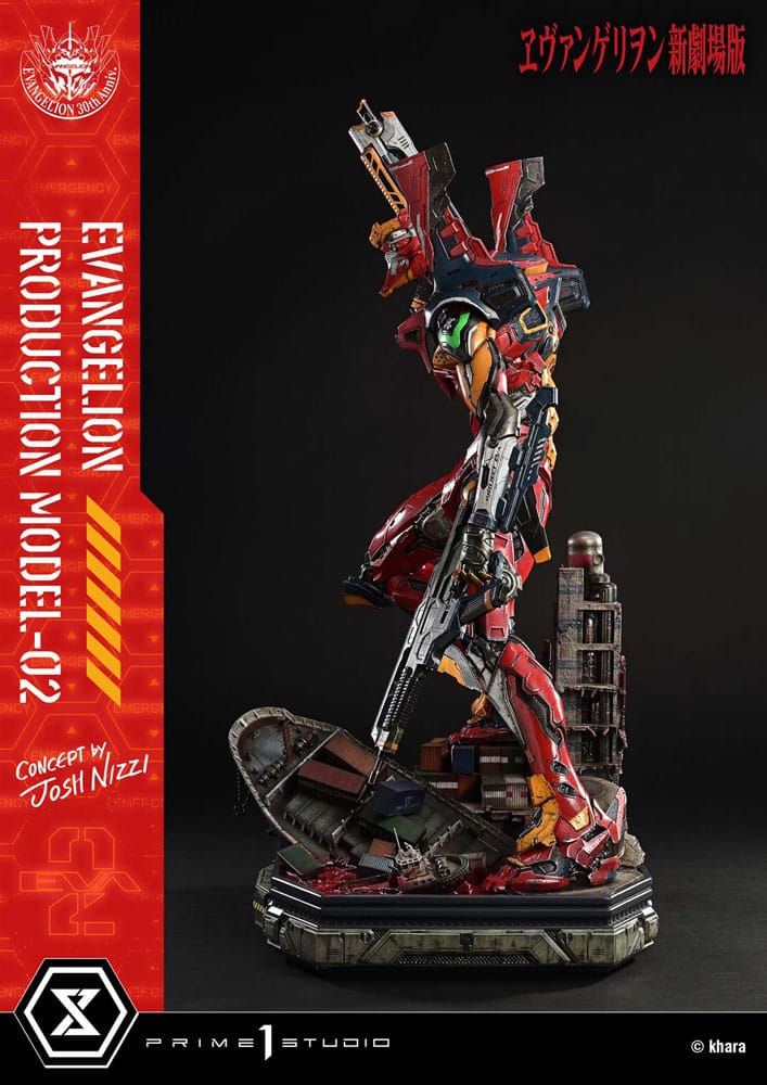 Reconstruction de la statuette Evangelion Ultimate Diorama Masterline Series Evangelion Production Model-02 (Concept par Josh Nizzi) 73 cm