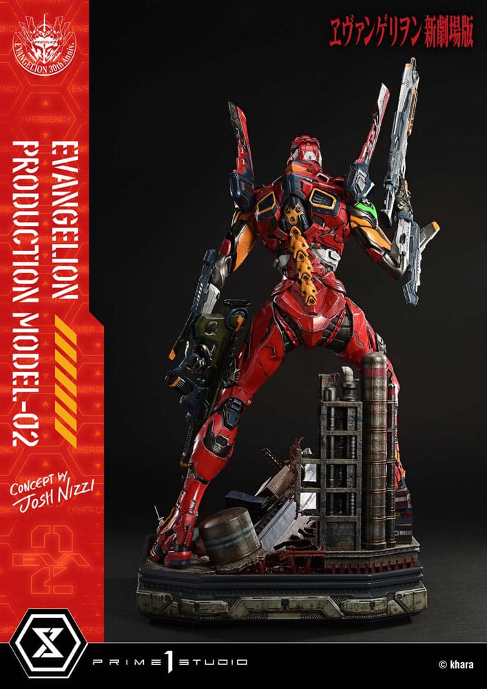 Reconstruction de la statuette Evangelion Ultimate Diorama Masterline Series Evangelion Production Model-02 (Concept par Josh Nizzi) 73 cm