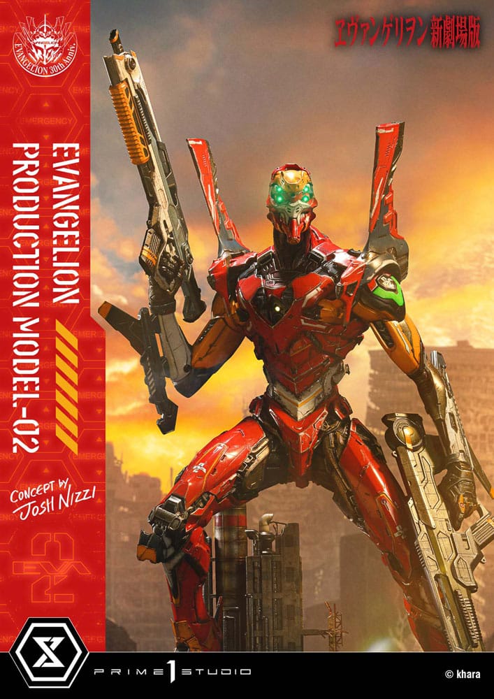 Reconstruction de la statuette Evangelion Ultimate Diorama Masterline Series Evangelion Production Model-02 (Concept par Josh Nizzi) 73 cm