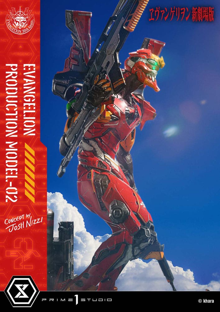 Reconstruction de la statuette Evangelion Ultimate Diorama Masterline Series Evangelion Production Model-02 (Concept par Josh Nizzi) 73 cm
