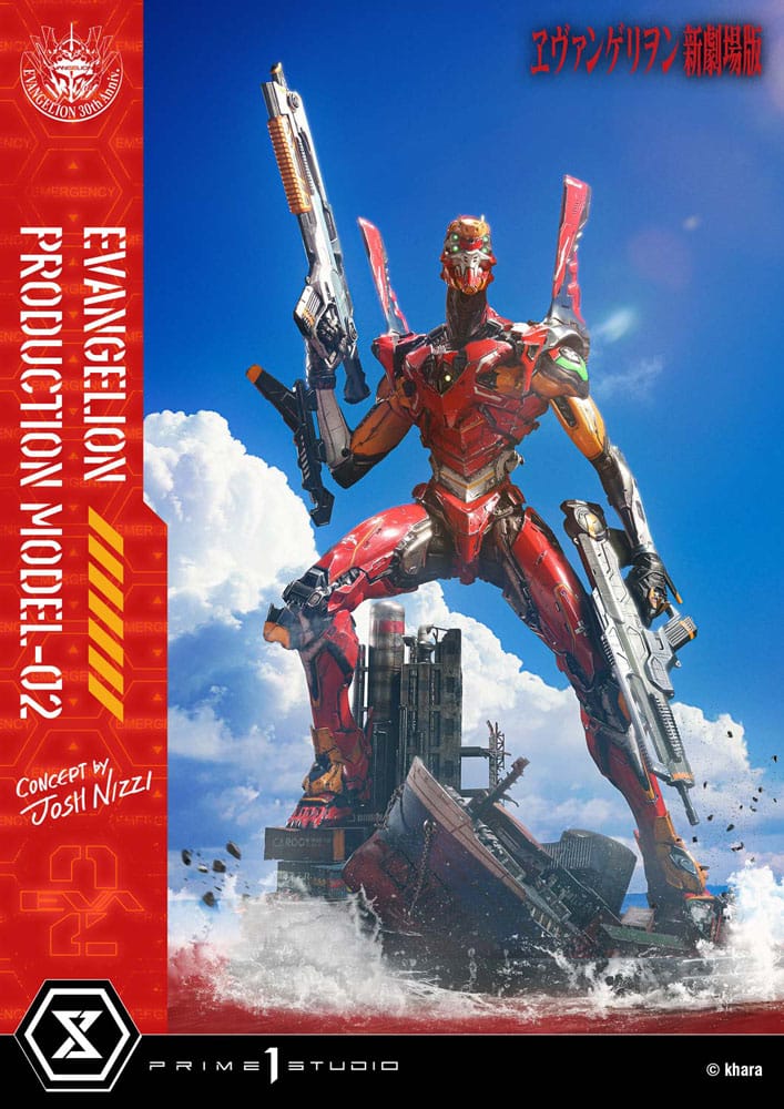 Reconstruction de la statuette Evangelion Ultimate Diorama Masterline Series Evangelion Production Model-02 (Concept par Josh Nizzi) 73 cm