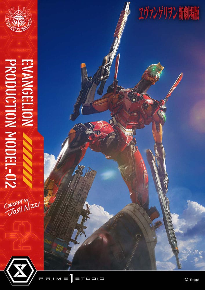 Reconstruction de la statuette Evangelion Ultimate Diorama Masterline Series Evangelion Production Model-02 (Concept par Josh Nizzi) 73 cm