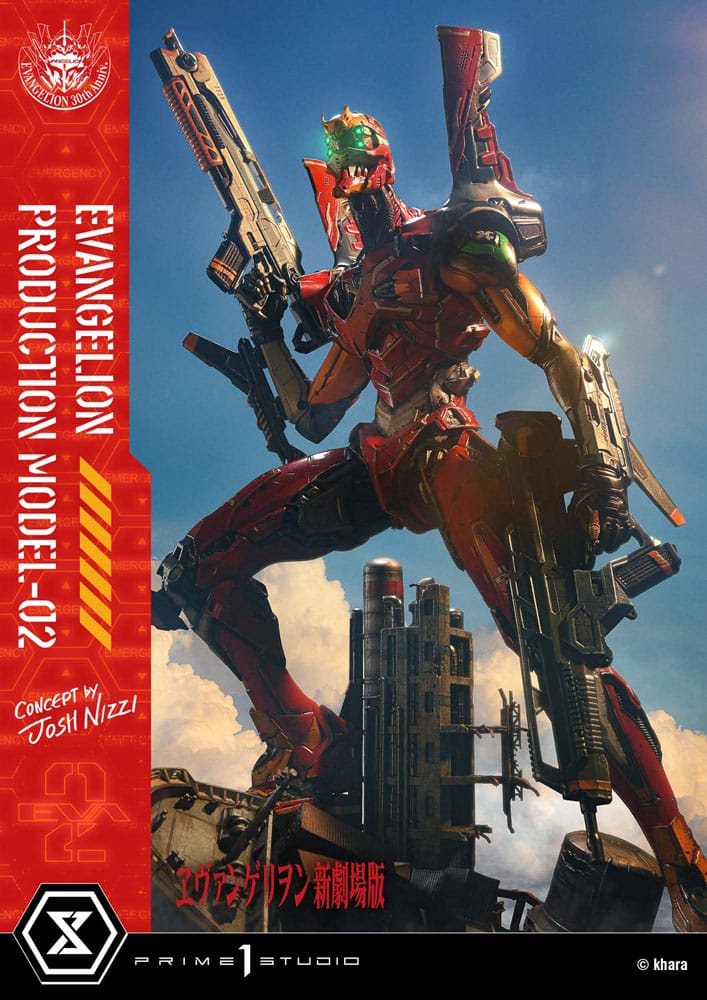 Reconstruction de la statuette Evangelion Ultimate Diorama Masterline Series Evangelion Production Model-02 (Concept par Josh Nizzi) 73 cm