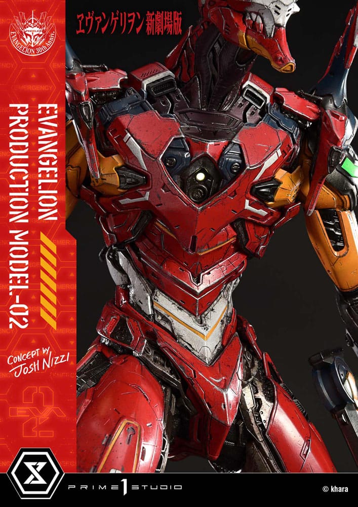 Reconstruction de la statuette Evangelion Ultimate Diorama Masterline Series Evangelion Production Model-02 (Concept par Josh Nizzi) 73 cm