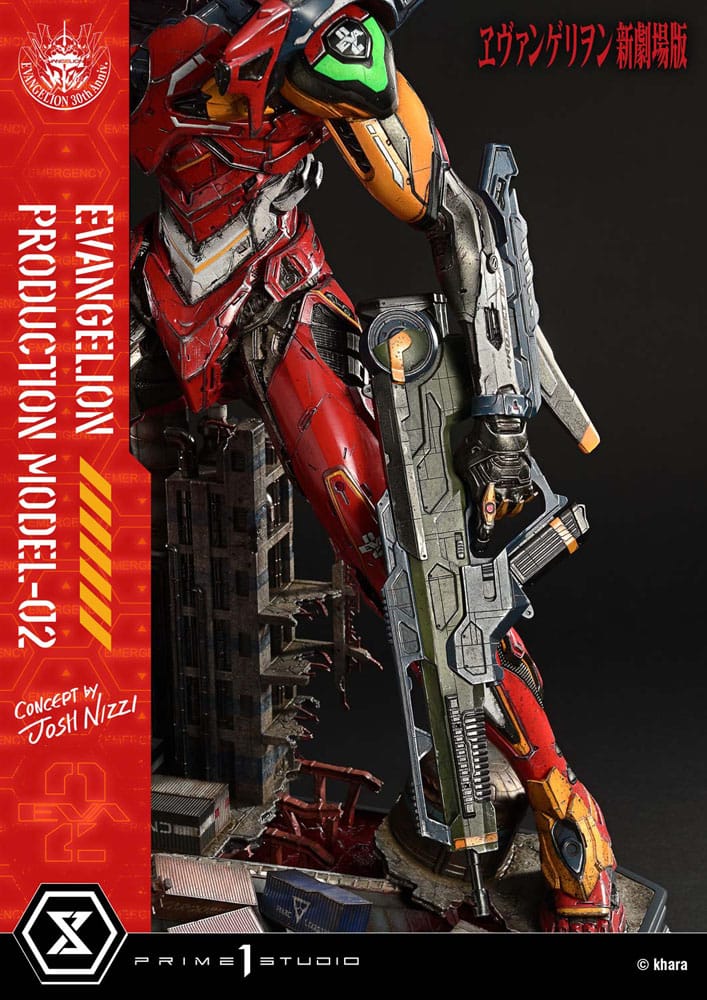 Reconstruction de la statuette Evangelion Ultimate Diorama Masterline Series Evangelion Production Model-02 (Concept par Josh Nizzi) 73 cm