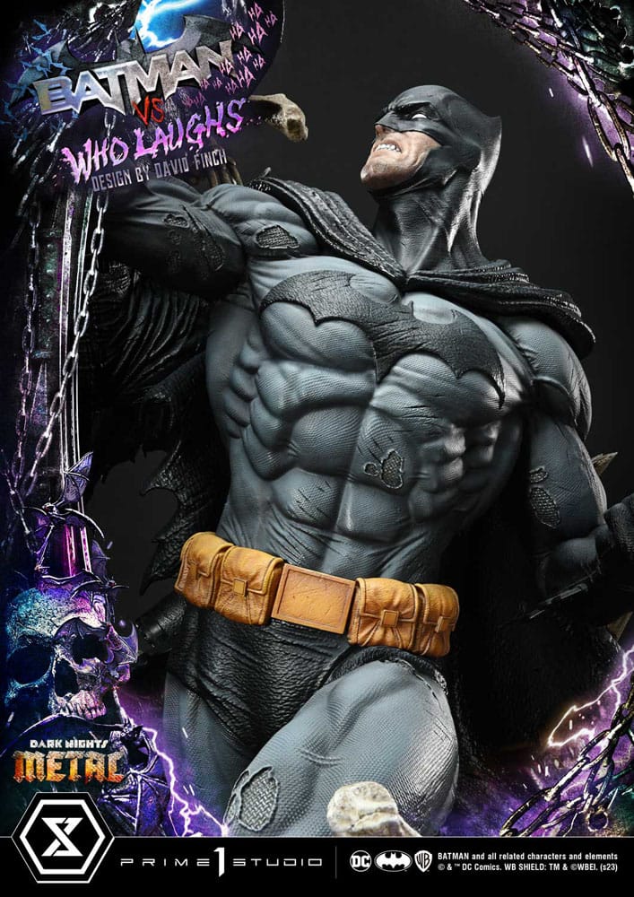 Dark Nights: Metal statuette Ultimate Premium Masterline Series 1/4 Batman VS Batman Who Laughs 67 cm