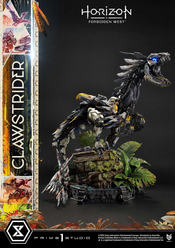 Horizon Forbidden West statuette Ultimate Premium Masterline Series 1/4 Clawstrider 68 cm