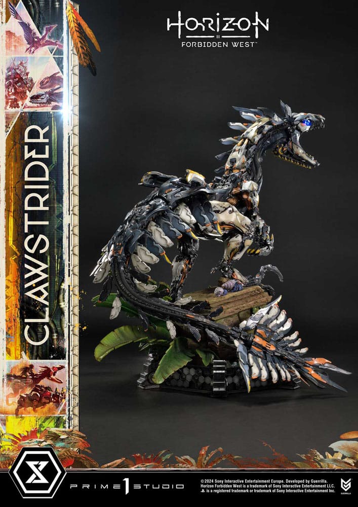 Horizon Forbidden West statuette Ultimate Premium Masterline Series 1/4 Clawstrider 68 cm
