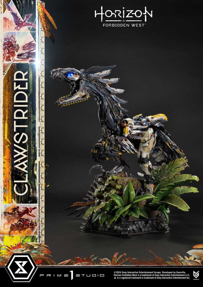 Horizon Forbidden West statuette Ultimate Premium Masterline Series 1/4 Clawstrider 68 cm