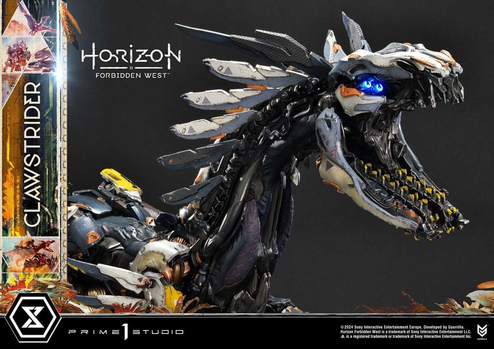 Horizon Forbidden West statuette Ultimate Premium Masterline Series 1/4 Clawstrider 68 cm