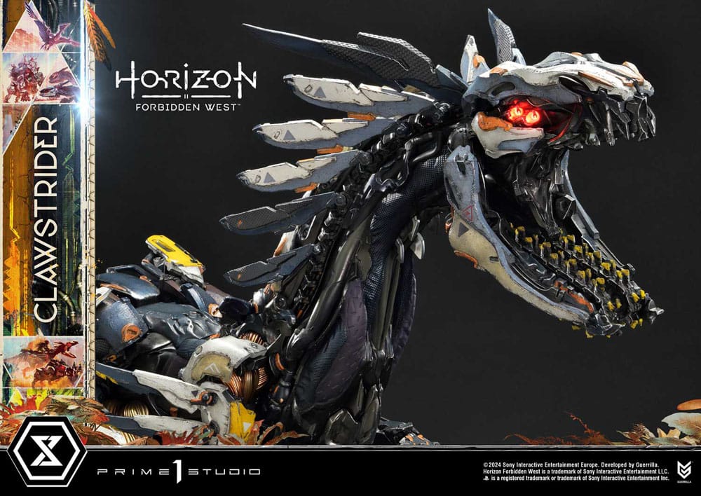 Horizon Forbidden West statuette Ultimate Premium Masterline Series 1/4 Clawstrider 68 cm