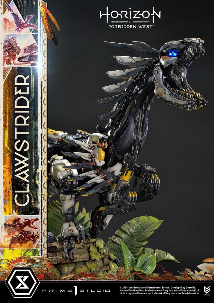 Horizon Forbidden West statuette Ultimate Premium Masterline Series 1/4 Clawstrider 68 cm