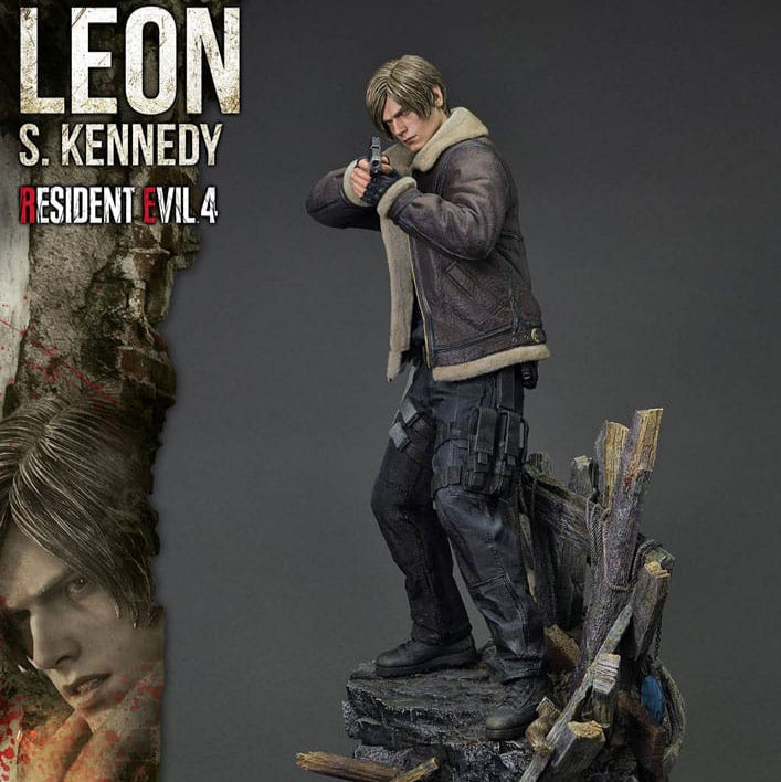 Statuette Resident Evil 4 Ultimate Premium Masterline Series 1/4 Leon S. Kennedy 64 cm