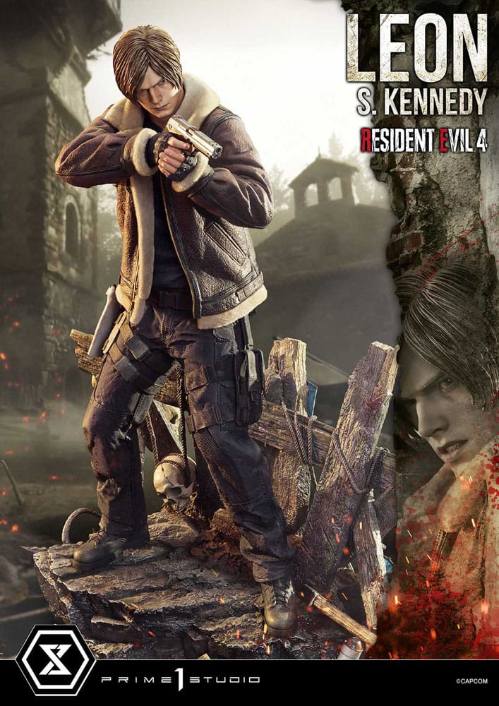 Statuette Resident Evil 4 Ultimate Premium Masterline Series 1/4 Leon S. Kennedy 64 cm