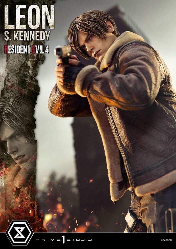 Statuette Resident Evil 4 Ultimate Premium Masterline Series 1/4 Leon S. Kennedy 64 cm