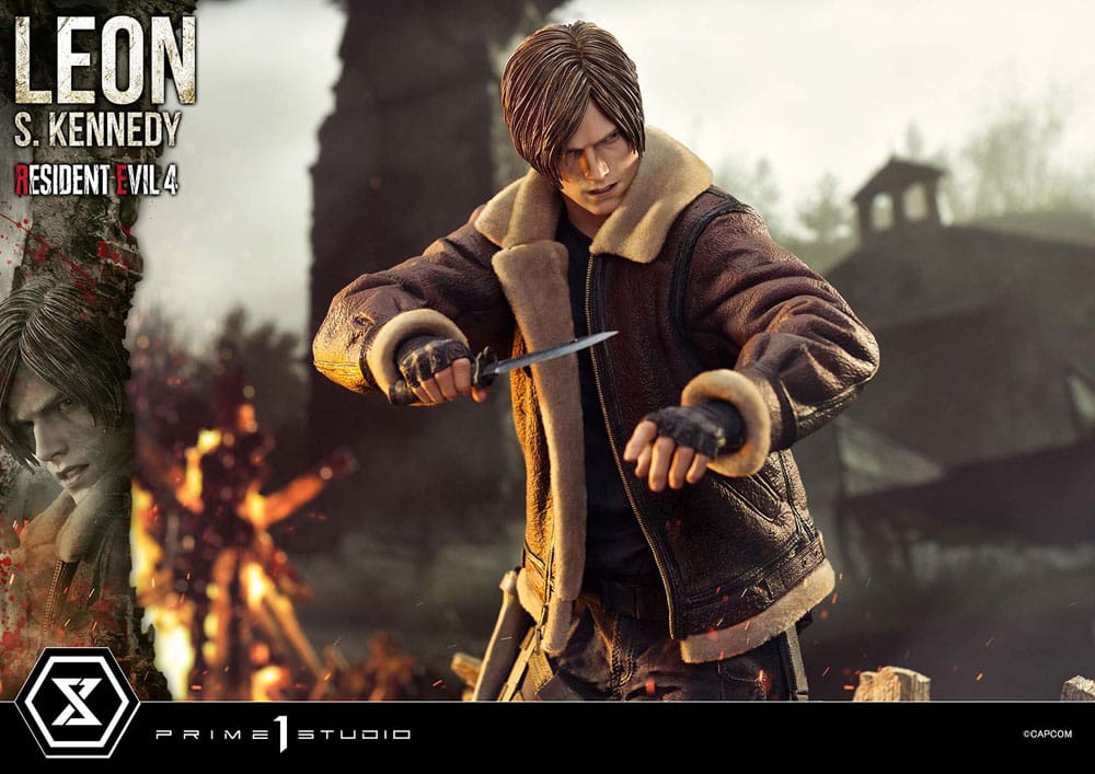 Statuette Resident Evil 4 Ultimate Premium Masterline Series 1/4 Leon S. Kennedy 64 cm