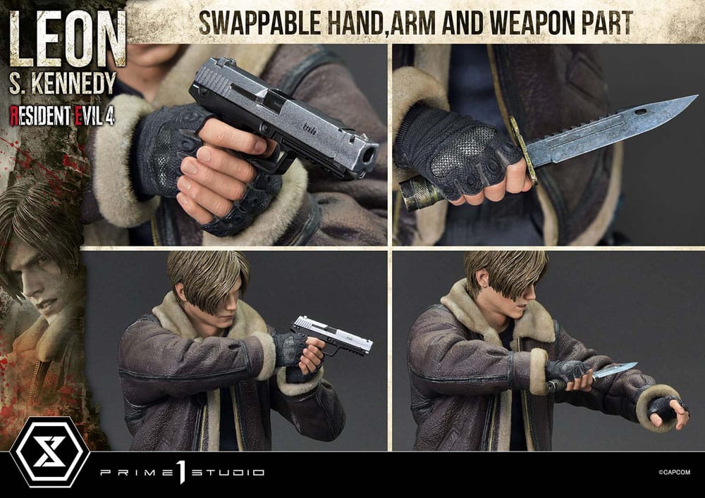 Statuette Resident Evil 4 Ultimate Premium Masterline Series 1/4 Leon S. Kennedy 64 cm