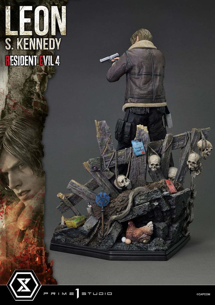 Statuette Resident Evil 4 Ultimate Premium Masterline Series 1/4 Leon S. Kennedy 64 cm