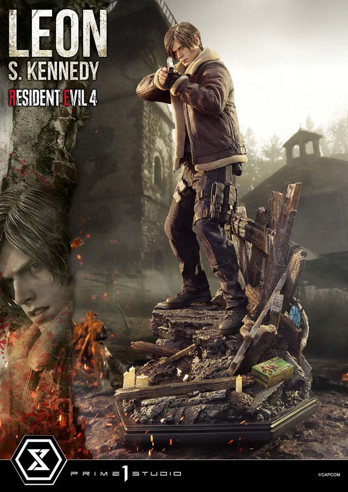 Statuette Resident Evil 4 Ultimate Premium Masterline Series 1/4 Leon S. Kennedy 64 cm