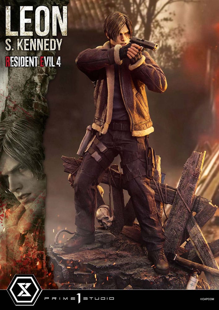 Statuette Resident Evil 4 Ultimate Premium Masterline Series 1/4 Leon S. Kennedy 64 cm