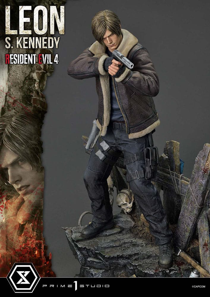 Statuette Resident Evil 4 Ultimate Premium Masterline Series 1/4 Leon S. Kennedy 64 cm