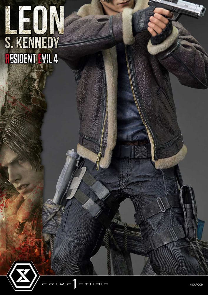 Statuette Resident Evil 4 Ultimate Premium Masterline Series 1/4 Leon S. Kennedy 64 cm