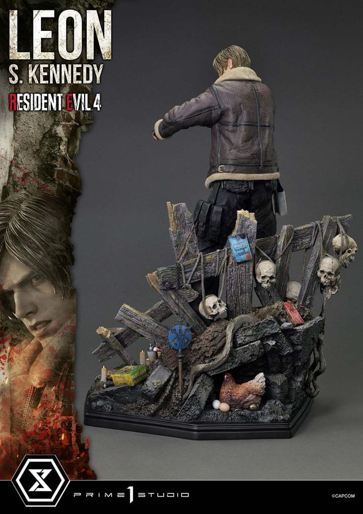 Statuette Resident Evil 4 Ultimate Premium Masterline Series 1/4 Leon S. Kennedy 64 cm